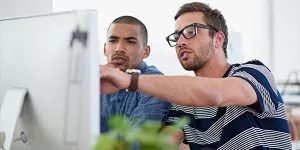 Designer working on an E-Commerce website