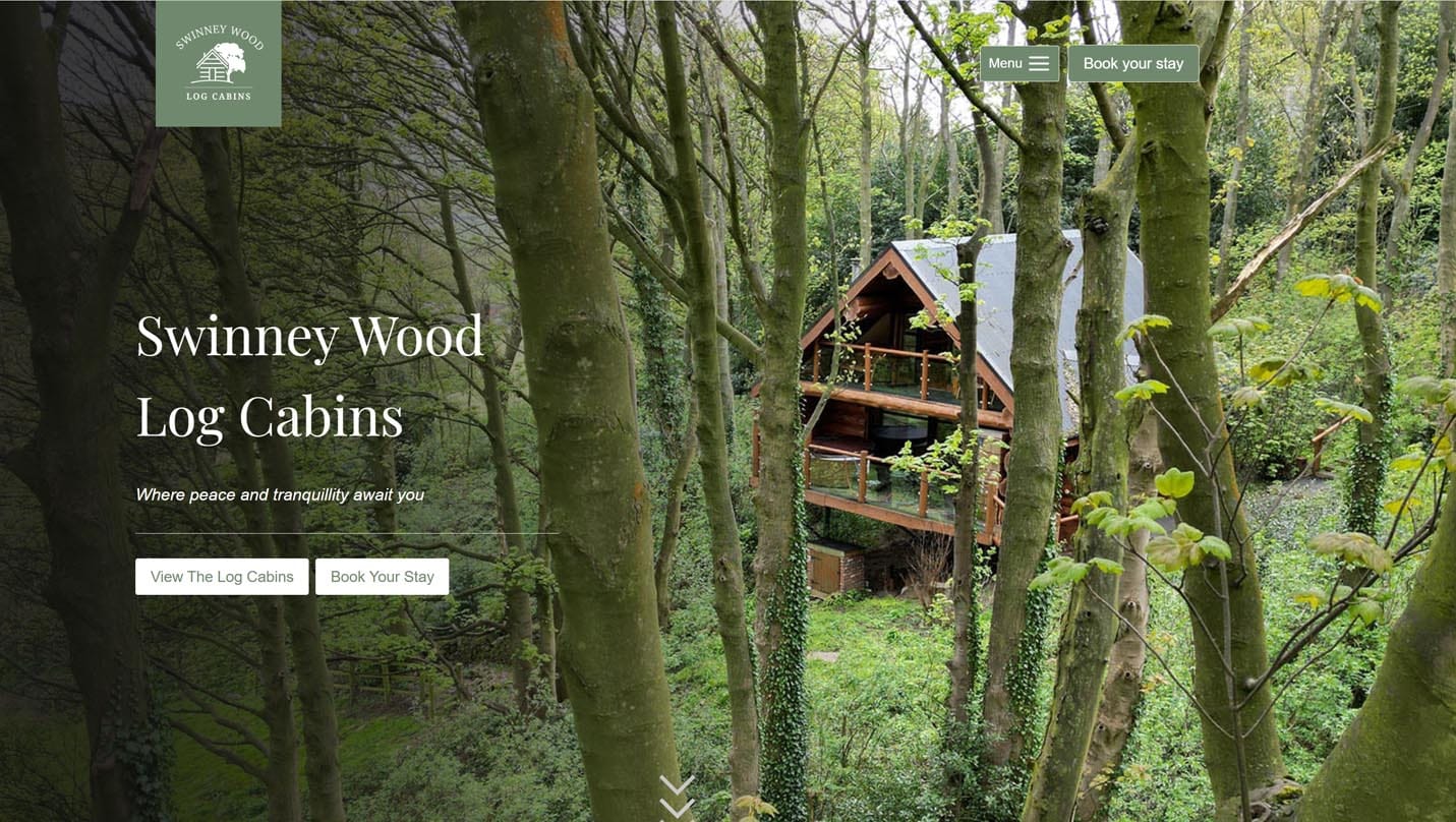 Swinney Wood Log Cabins Website