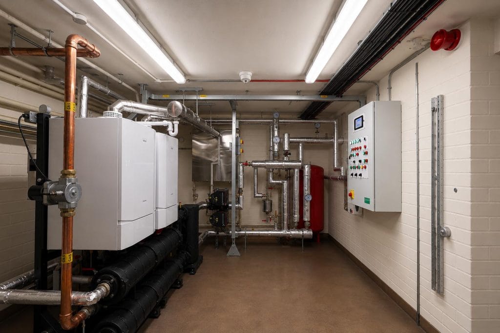 School Boiler Room Photography